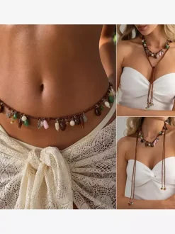 Chaîne de taille style bohème bijoux pour adultes et filles