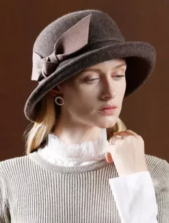 Chapeau de laine rétro Arcs Royal Accessoires cheveux Femmes Vintage Headpieces Déguisements Halloween