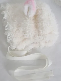 Chapeau de lolita rose volant dentelle accessoire dentelle dentelle polyester lolita chapeau