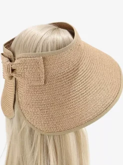 Chapeau de paille de plage vide protection solaire d'été chapeau de soleil pliable à large bord 2026