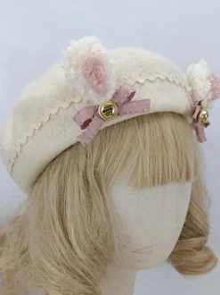 Chapeau Rococo Style Lolita Volants N艙uds Accessoire Polyester Lolita