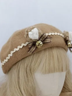 Chapeau Rococo Style Lolita Volants N艙uds Accessoire Polyester Lolita