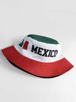 Chapeau de soleil drapeau du Mexique chapeau de supporter chapeau bob drapeau national de la Coupe du monde