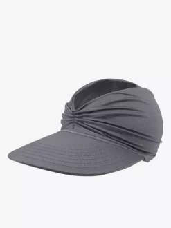 Chapeau pare-soleil à large bord pour femme protection UV UPF 50 élastique creux été 2026