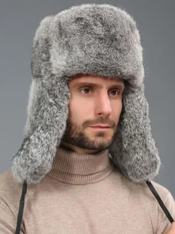 Chapeaux Fourrée Homme Moderne Hiver Cadeau Noël