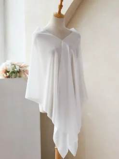 Écharpe de mariage boléro mariage blanche