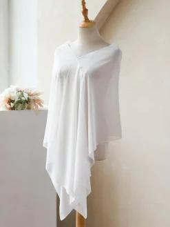 Écharpe de mariage boléro mariage blanche