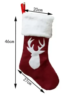 Chaussettes de Noël Décorations de Noël Articles de fête Accessoires en fibre de polyester Noël Cadeau Enfant