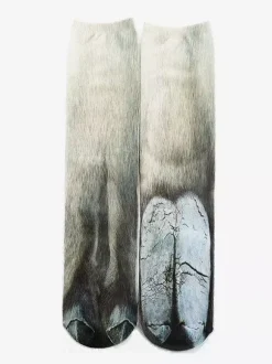 Chaussettes de yoga unisexes amusantes imprimées en 3D avec des animaux montantes jusqu'aux genoux