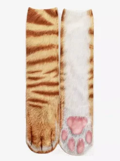 Chaussettes de yoga unisexes amusantes imprimées en 3D avec des animaux montantes jusqu'aux genoux