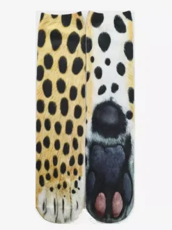 Chaussettes de yoga unisexes amusantes imprimées en 3D avec des animaux montantes jusqu'aux genoux