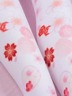 Chaussettes Sweet Lolita Rose Spandex Motif Sakura Accessoires Lolita