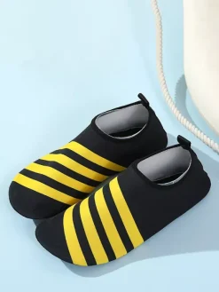 Chaussettes de plage imprimées avec semelle antidérapante pour femme 2026