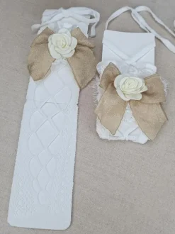 Chaussettes Gothiques Lolita N艙uds Champagne Filets Fleurs Accessoire Polyester