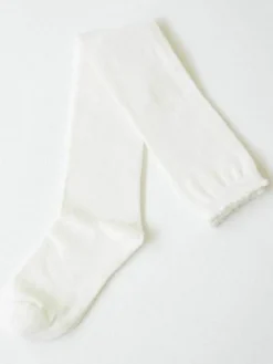 Chaussettes lolita en coton à mémoire de forme unicolore Déguisements Halloween