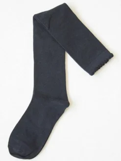 Chaussettes lolita en coton à mémoire de forme unicolore Déguisements Halloween