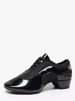 Chaussures de danse de salon pour femme à talons épais