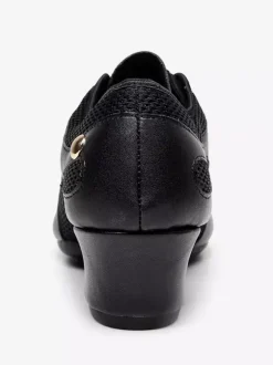 Chaussures de danse de salon pour femme à talons épais