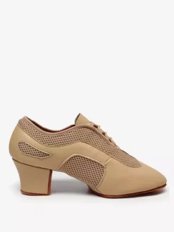 Chaussures de danse de salon pour femme à talons épais