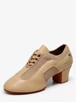 Chaussures de danse de salon pour femme à talons épais