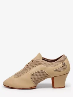 Chaussures de danse de salon pour femme à talons épais