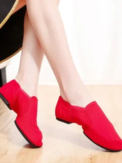 Chaussures De Danse Jazz Femme Camel Chaussures De Danse