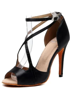 Chaussures de danse latine Chaussures de danse rouge