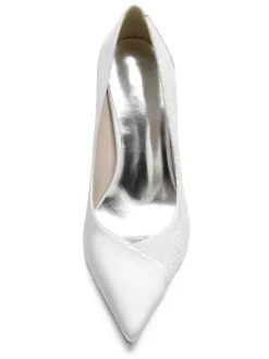 Chaussures de Mariage Femme à Talons Hauts avec Bout Pointu Unicolore