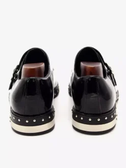 Chaussures de moine pour hommes de retour à l'école rivets en cuir de vache sangle de moine unique pour les occasions formelles chaussures mocassins