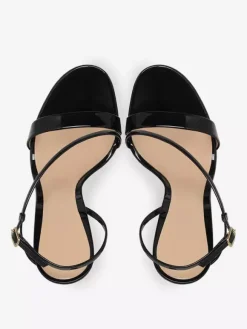 Chaussures de soirée à talons hauts et à lanières bout ouvert plateforme et talon épais