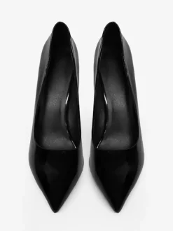 Chaussures habillées bordeaux à talons hauts et bout pointu
