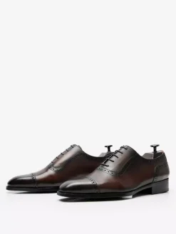 Chaussures habillées pour homme Chaussures de mariage Oxford en cuir à bout carré fantastiques