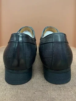 Chaussures habillées pour hommes richelieus à lacets en cuir véritable