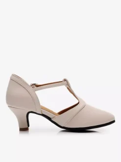 Chaussures de danse de salon pour femme talon gobelet
