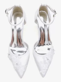 Chaussures de mariage Escarpins de mariée Satin Bout pointu