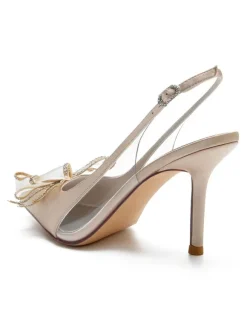 Chaussures de Mariage à Talons Hauts Femme avec Bout Pointu Unicolore