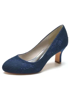 Chaussures de Mariées Femme avec Bout Rond en Cuir Synthétique avec Bout Rond Unicolore