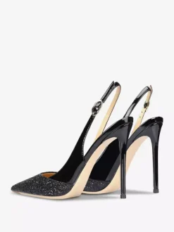 Chaussures de soirée pour femmes Chaussures de bal à talons hauts en patchwork pailleté