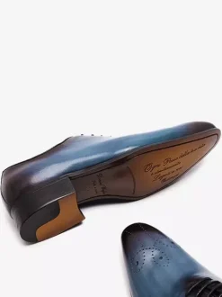 Chaussures habillées pour homme en cuir de vachette à bout rond de qualité