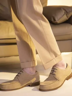 Chaussures habillées pour homme à la mode en cuir à bout rond