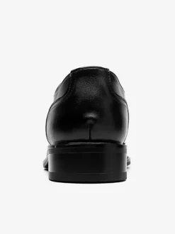Chaussures habillées pour hommes fantastiques à bout rond avec sangle réglable en cuir PU