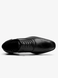 Chaussures habillées pour hommes fantastiques à bout rond avec sangle réglable en cuir PU