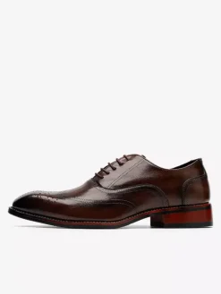 Chaussures habillées pour hommes fantastiques à bout rond avec sangle réglable en cuir PU