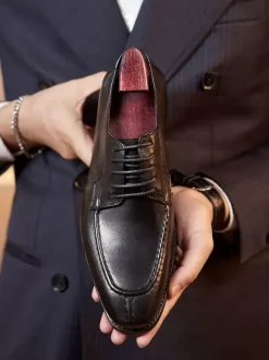Chaussures habillées pour hommes Chaussures de mariage formelles en cuir à bout carré élégantes