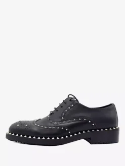 Chaussures habillées pour hommes fantastiques bout rond rivets cuir de vachette