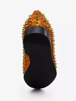 Chaussures Mocassins Pour Hommes Tissu À Paillettes Rivets Illustration Slip-On