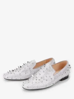 Chaussures Mocassins Rivets Pour Hommes Slip-on Bout Rond Tige En Micro Suède