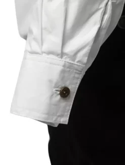 Chemise Opéra steampunk rétro en polyester blanc vintage Déguisements Halloween