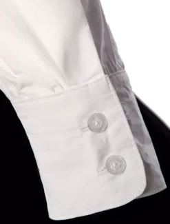 Chemise Opéra rétro blanche coton Déguisements Halloween