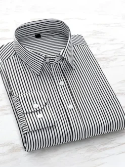 Chemises Habillées Chemises Homme Chemise Habillée Pour Homme Classique Manches Longues Mariage Blanc Violet